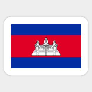 Cambodia National Flag Sticker